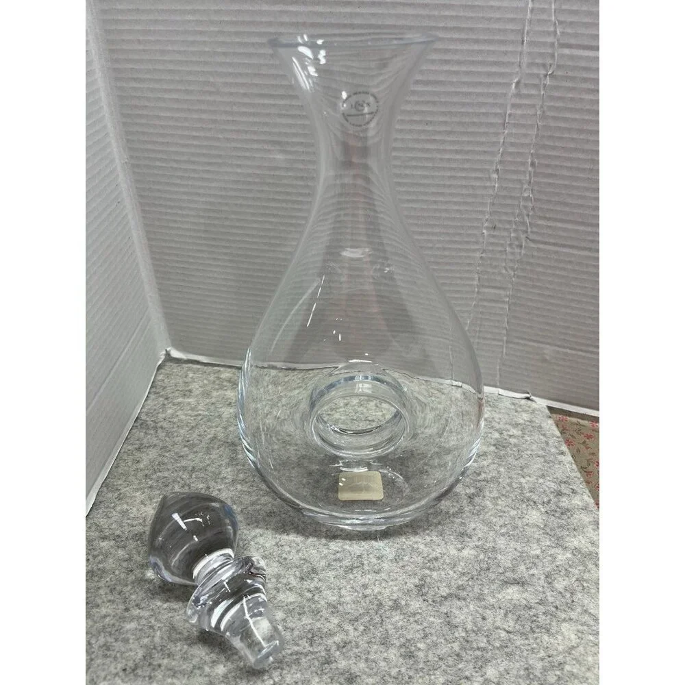 LENOX Tuscany Classics Collection Decanter Clear Glass 32oz Crystal